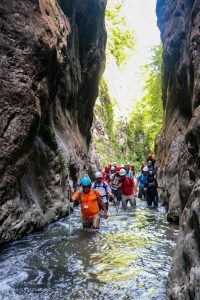 Müflizdere kanyon yürüyüşümüz ulusal basında yer aldı.